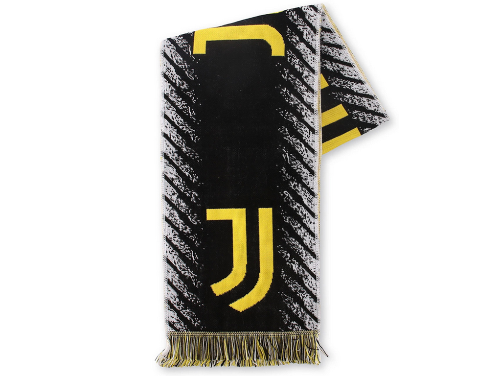 JUVE SCIARPA JACQUARD, BIANCONERA | Ellepiu